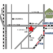 TEXAS函館地図